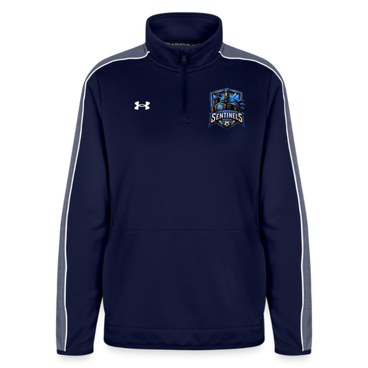 Under Armour Women's Command Quarter Zip 2.0 - navy/white