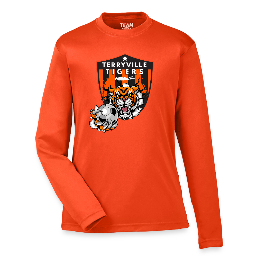 Youth Zone Performance Long-Sleeve T-Shirt - orange