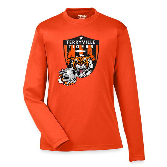 Youth Zone Performance Long-Sleeve T-Shirt - orange