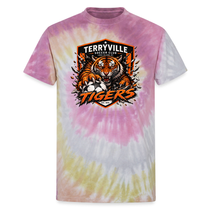 Unisex Tie Dye T-Shirt - Desert Rose