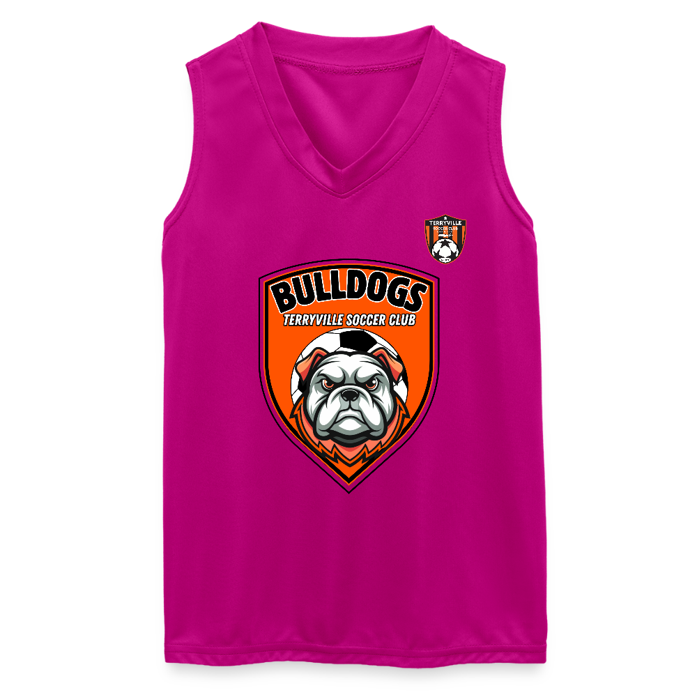 Augusta Girls Sleeveless Wicking Attain Jersey -  pink