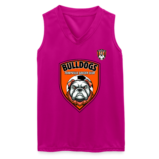 Augusta Girls Sleeveless Wicking Attain Jersey -  pink