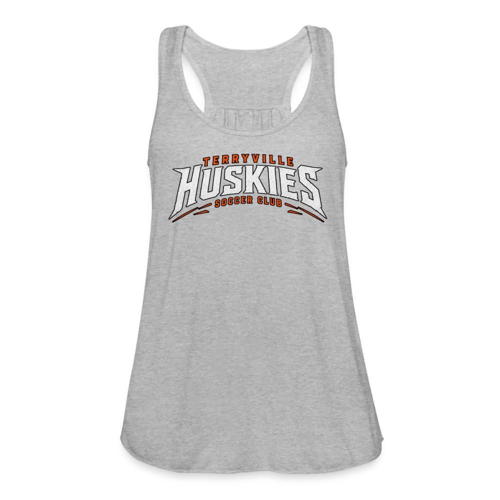 Women's Flowy Tank Top by Bella - heather gray
