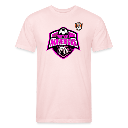 Fitted Cotton/Poly T-Shirt by Next Level - blush pink 