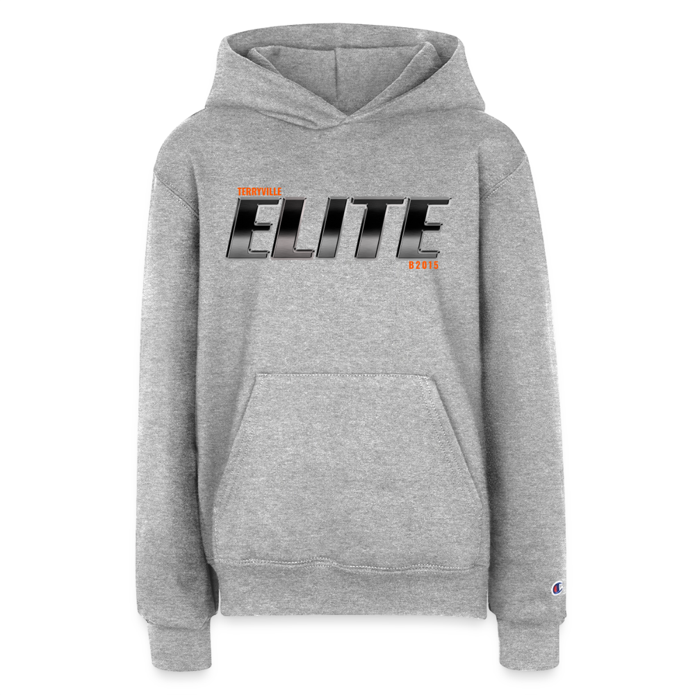 Champion Youth Hoodie - heather grey