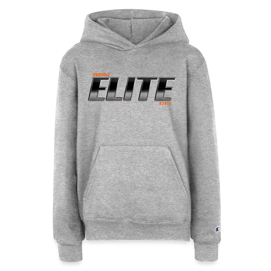Champion Youth Hoodie - heather grey
