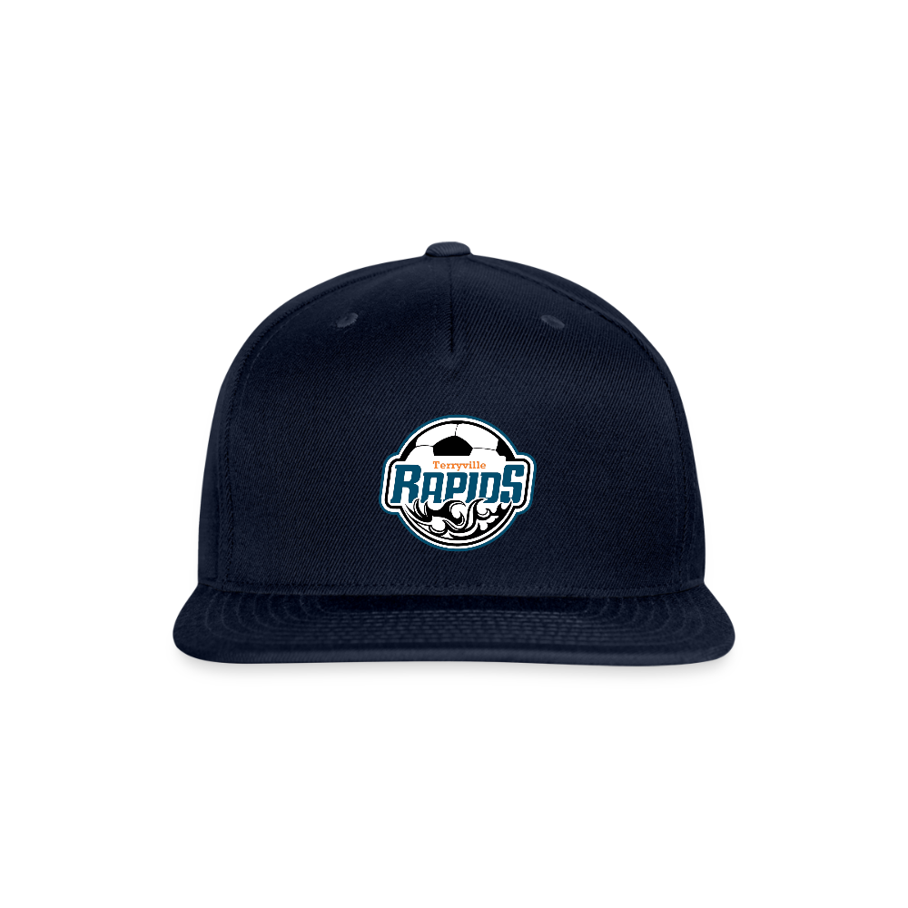 Snapback Baseball Cap - navy