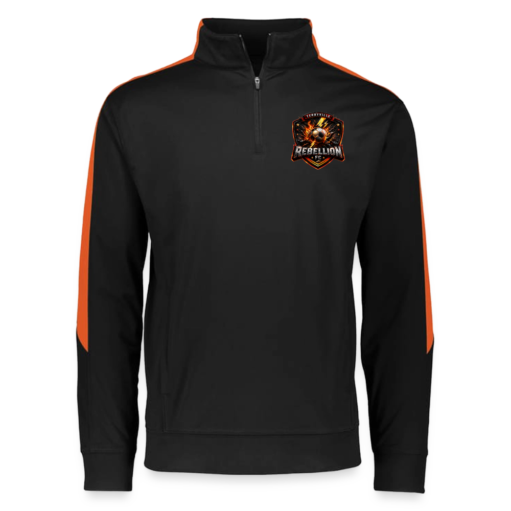 Augusta Sportswear Adult Medalist 2.0 Pullover - black/orange