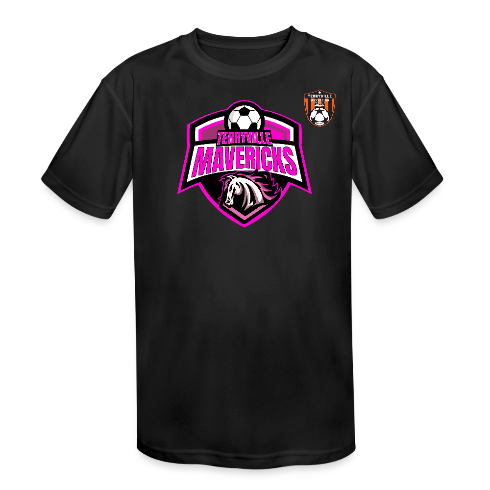 Kids' Moisture Wicking Performance T-Shirt - black