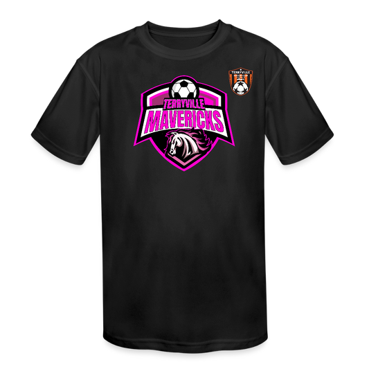 Kids' Moisture Wicking Performance T-Shirt - black