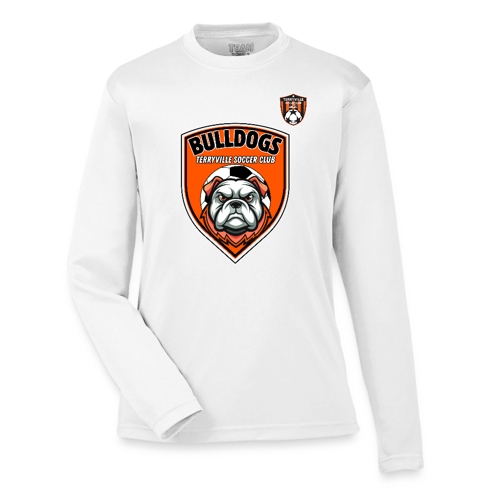 Youth Zone Performance Long-Sleeve T-Shirt - white
