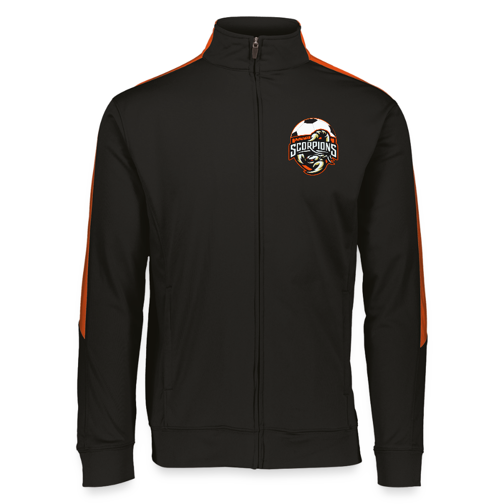 Augusta Sportswear Unisex 2.0 Medalist Jacket - black/orange