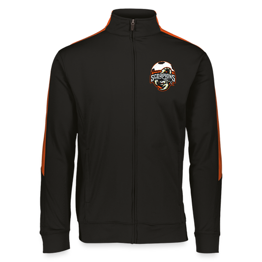 Augusta Sportswear Unisex 2.0 Medalist Jacket - black/orange