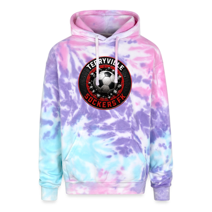 Adult Tie Dye Hoodie - cotton candy