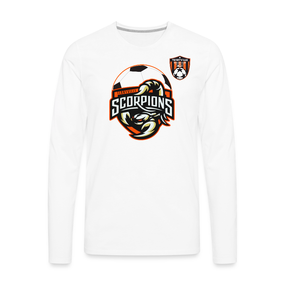 Men's Premium Long Sleeve T-Shirt - white