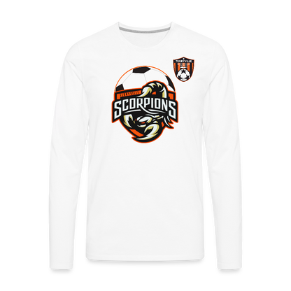 Men's Premium Long Sleeve T-Shirt - white