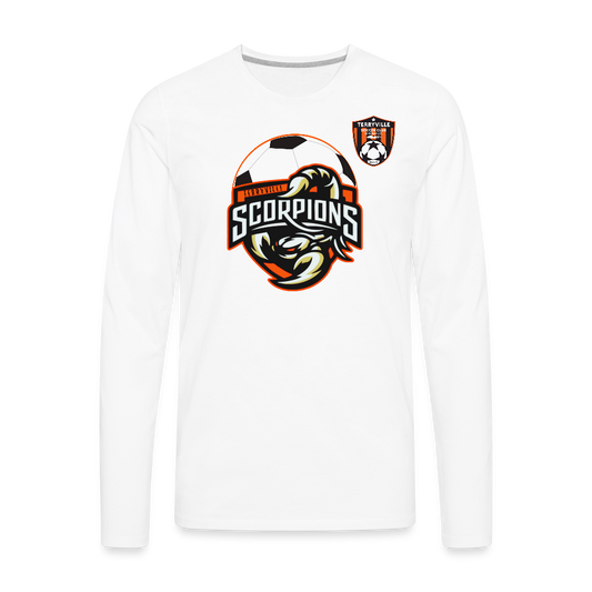 Men's Premium Long Sleeve T-Shirt - white