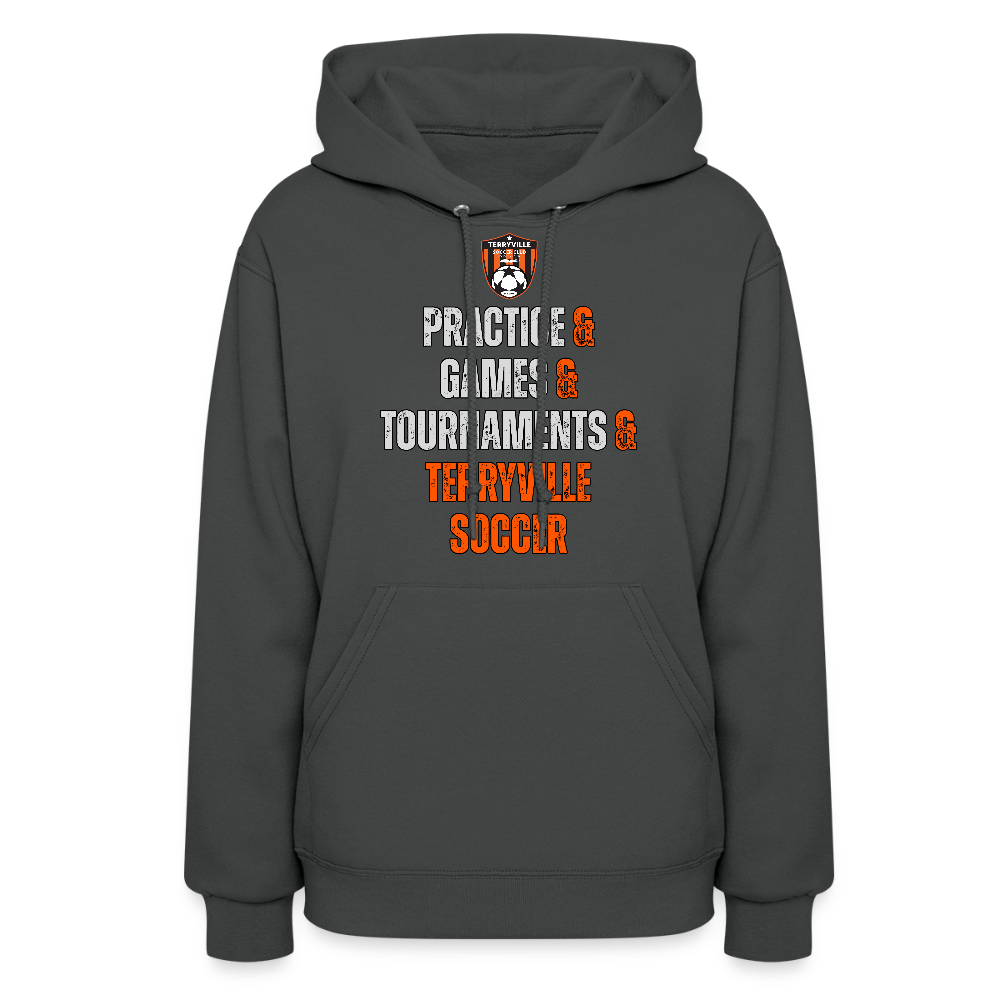 Women's Hoodie - asphalt