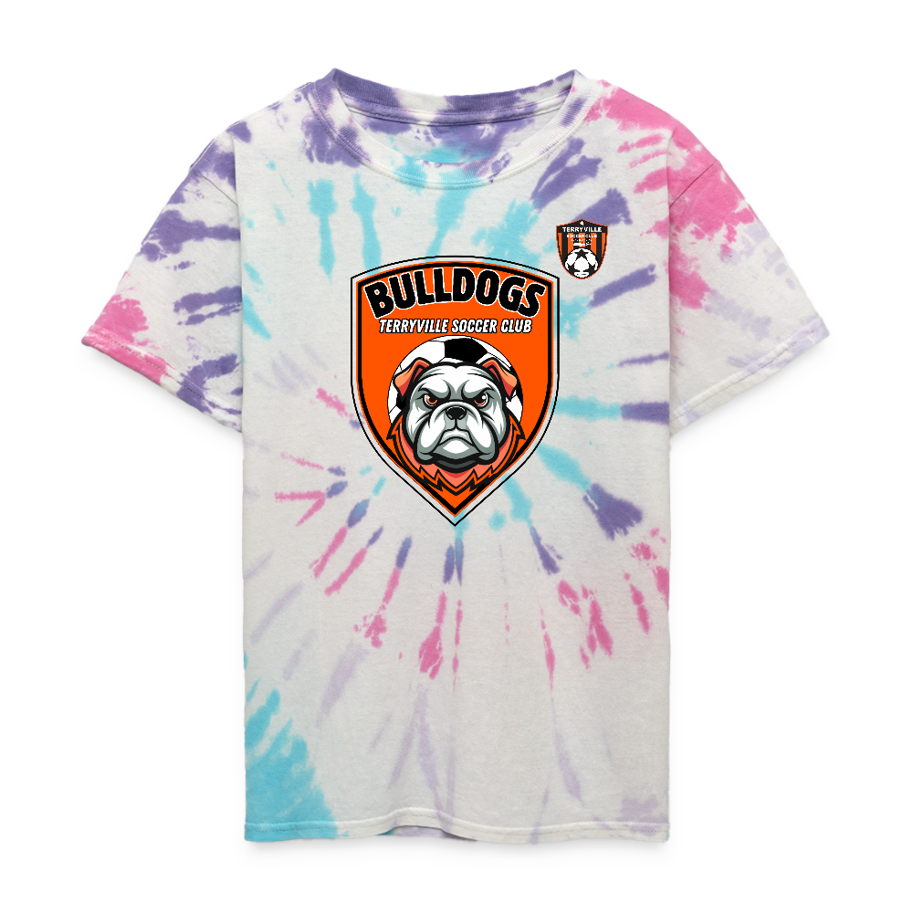 Kid's Tie Dye T-Shirt - Pastel Spiral