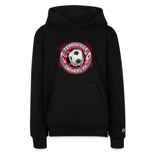 Champion Youth Hoodie - black