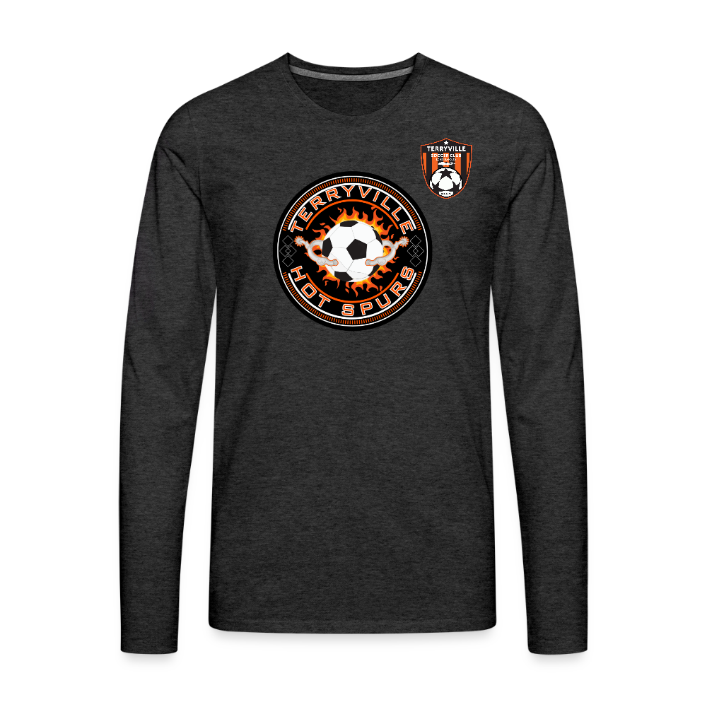 Men's Premium Long Sleeve T-Shirt - charcoal grey