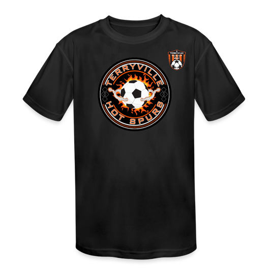 Kids' Moisture Wicking Performance T-Shirt - black