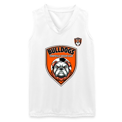 Augusta Girls Sleeveless Wicking Attain Jersey - white