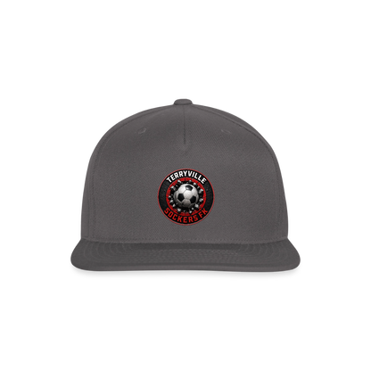 Snapback Baseball Cap - dark grey