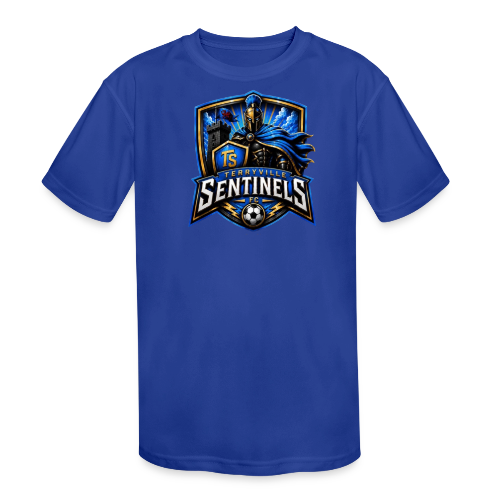 Kids' Moisture Wicking Performance T-Shirt - royal blue