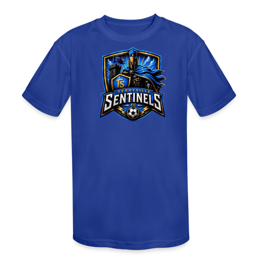 Kids' Moisture Wicking Performance T-Shirt - royal blue
