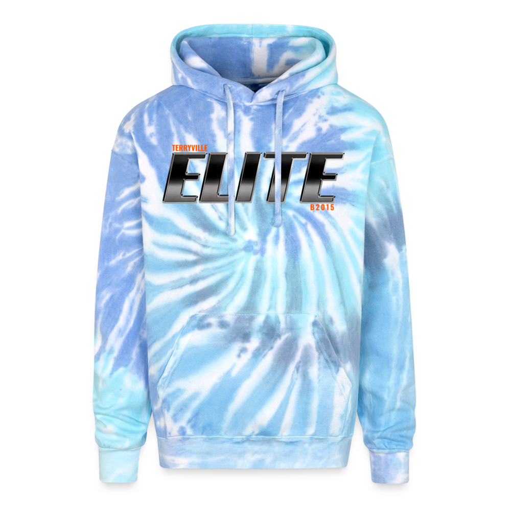 Adult Tie Dye Hoodie - blue lagoon