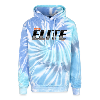 Adult Tie Dye Hoodie - blue lagoon