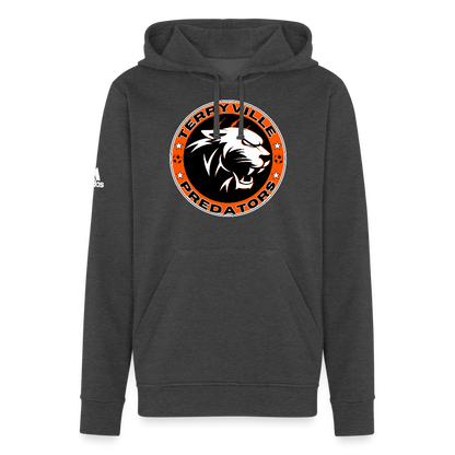 Adidas Unisex Fleece Hoodie - charcoal grey