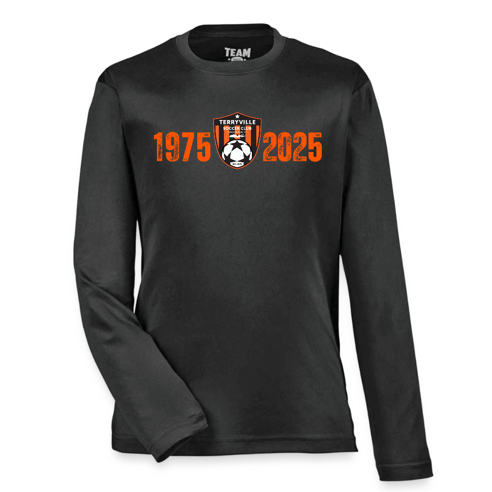50th Anniversary Youth Zone Performance Long-Sleeve T-Shirt - black