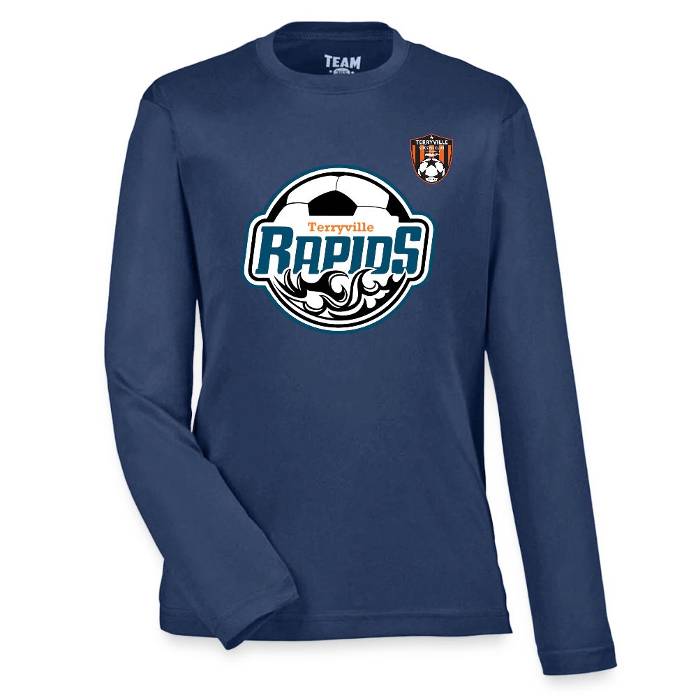 Youth Zone Performance Long-Sleeve T-Shirt - dark navy