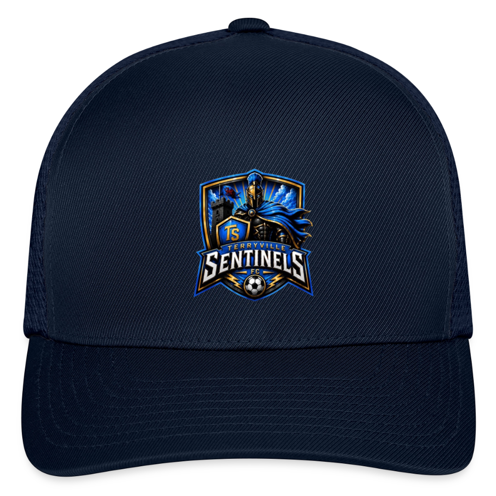 Flexfit Fitted Baseball Cap - navy