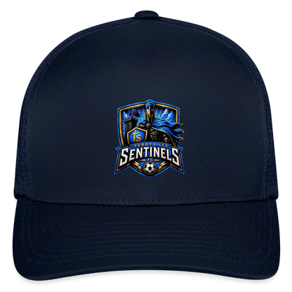 Flexfit Fitted Baseball Cap - navy