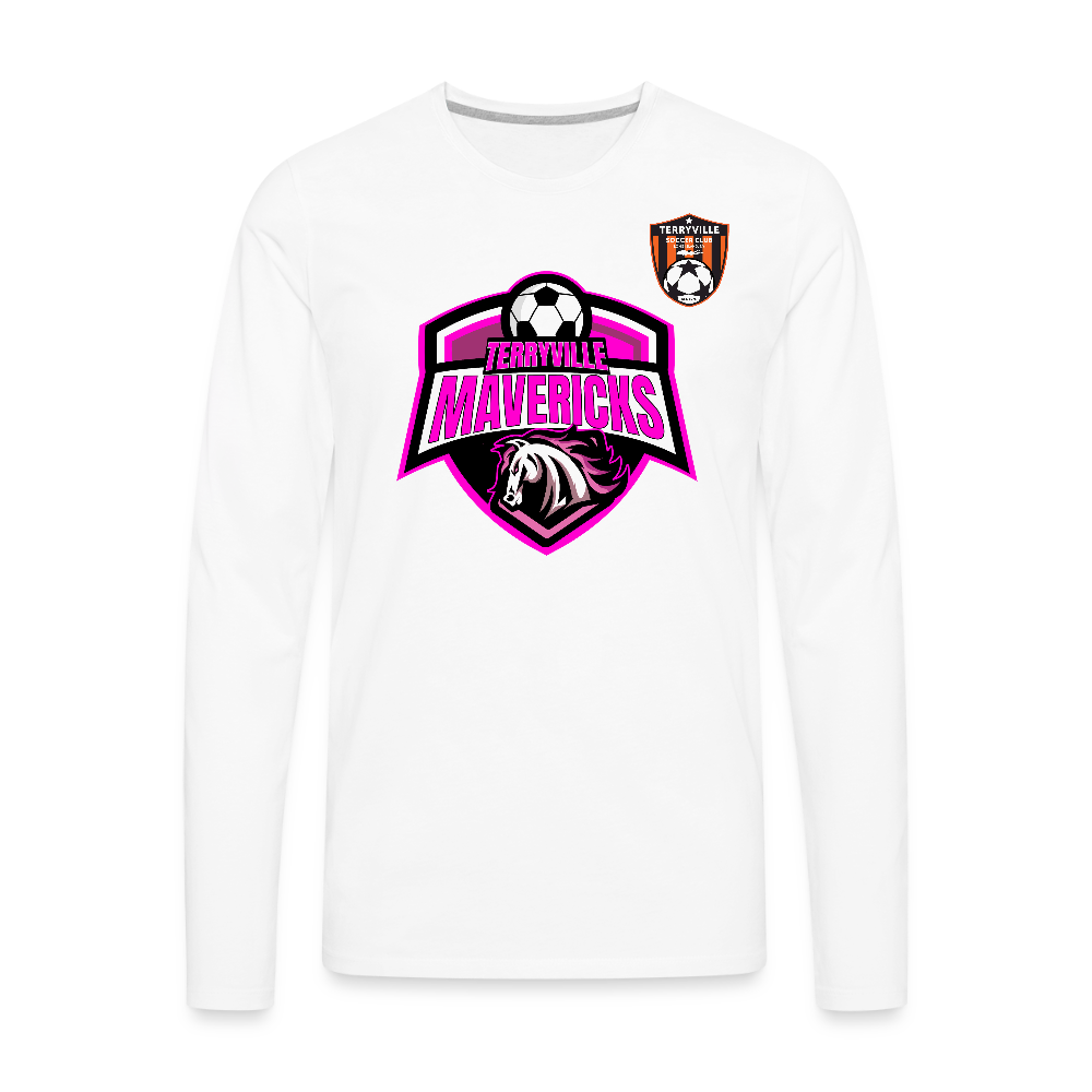 Men's Premium Long Sleeve T-Shirt - white