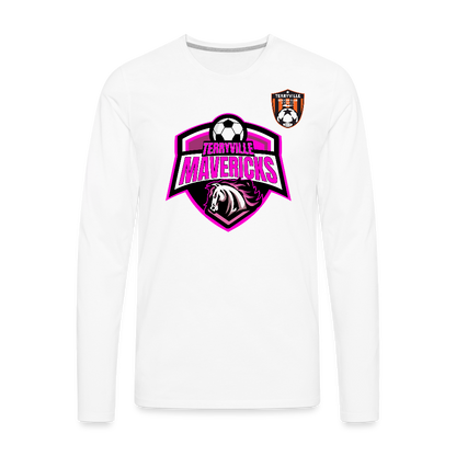 Men's Premium Long Sleeve T-Shirt - white