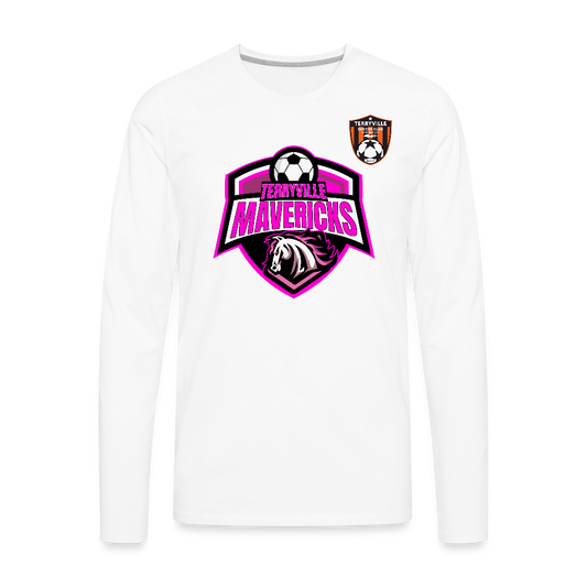 Men's Premium Long Sleeve T-Shirt - white