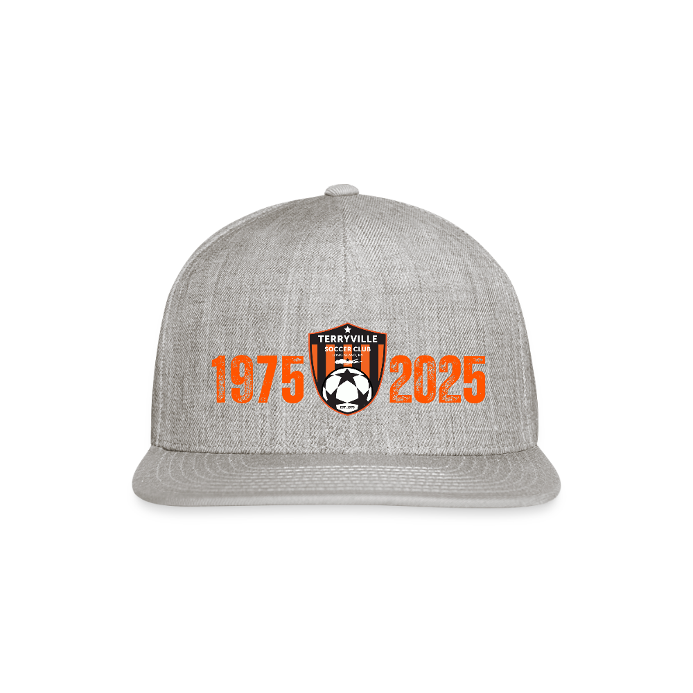 50th Anniversary Snapback Cap - heather gray