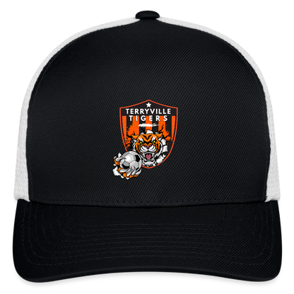 Flexfit Fitted Baseball Cap - black/white