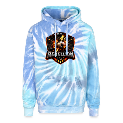Adult Tie Dye Hoodie - blue lagoon