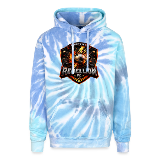 Adult Tie Dye Hoodie - blue lagoon