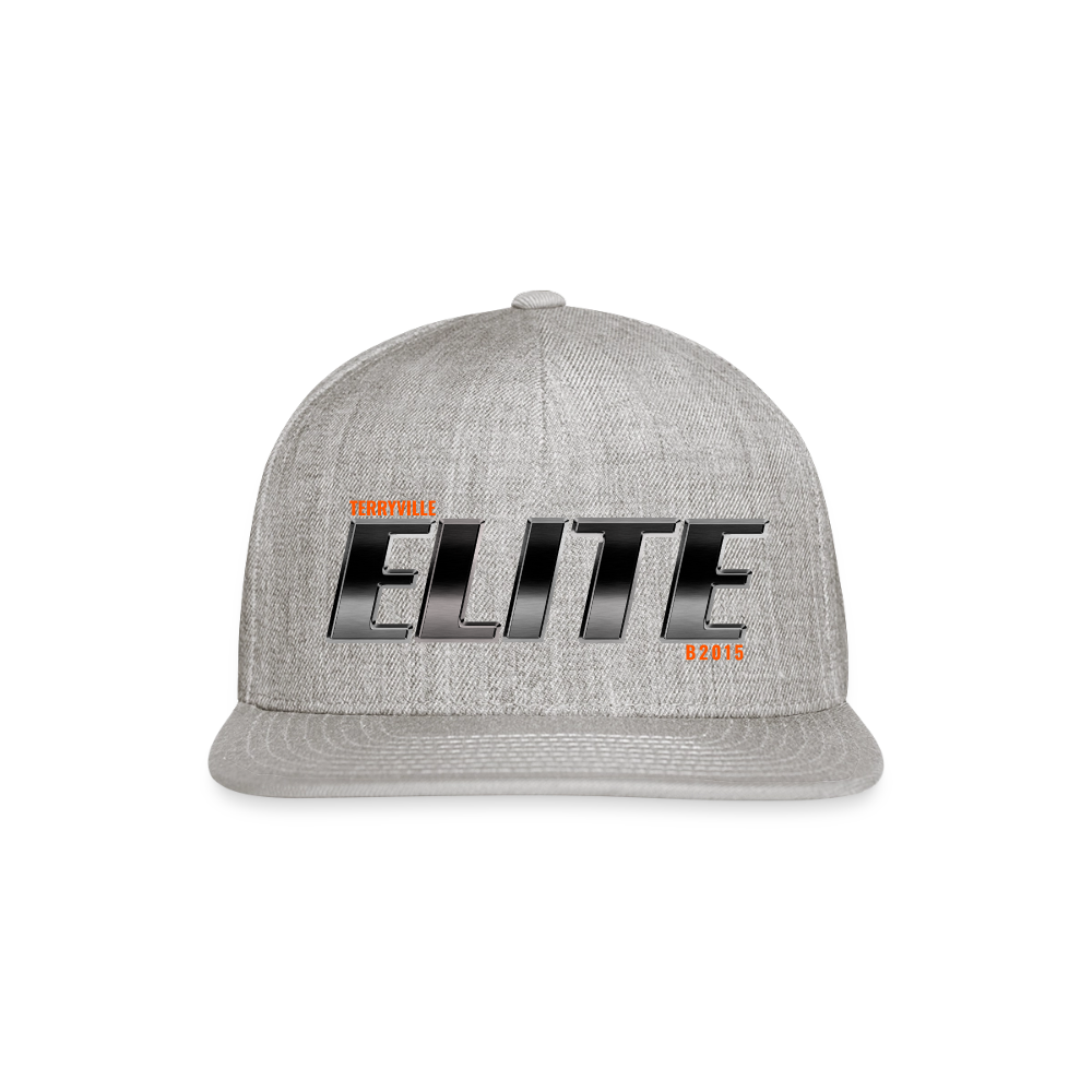 Snapback Baseball Cap - heather gray