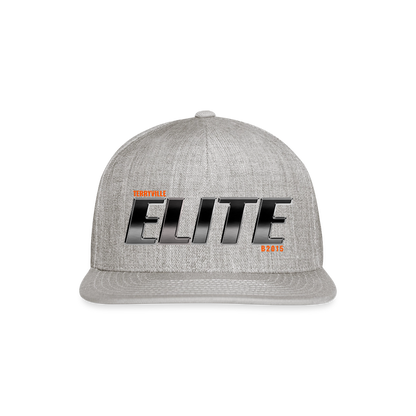 Snapback Baseball Cap - heather gray