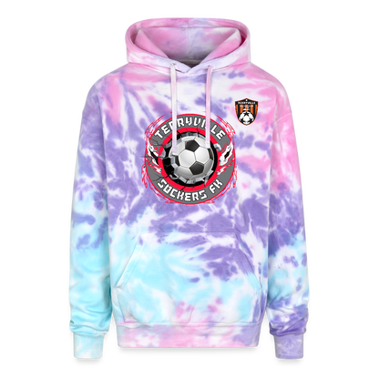 Adult Tie Dye Hoodie - cotton candy