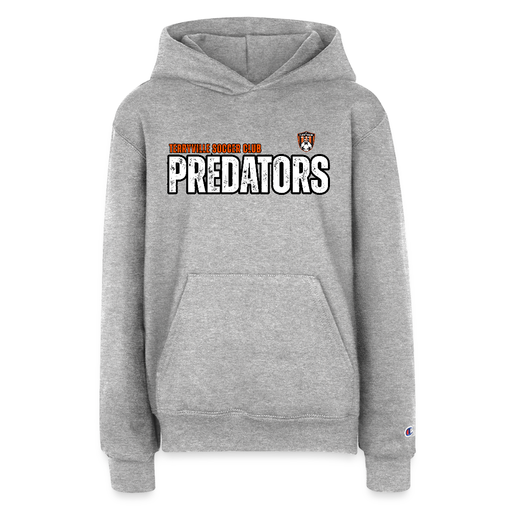 Champion Youth Hoodie - heather grey