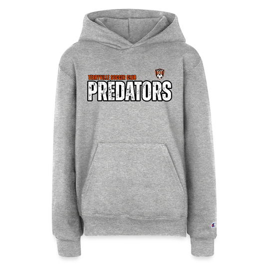 Champion Youth Hoodie - heather grey