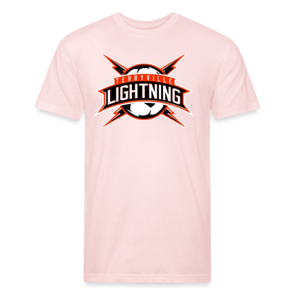 Fitted Cotton/Poly T-Shirt by Next Level - blush pink 